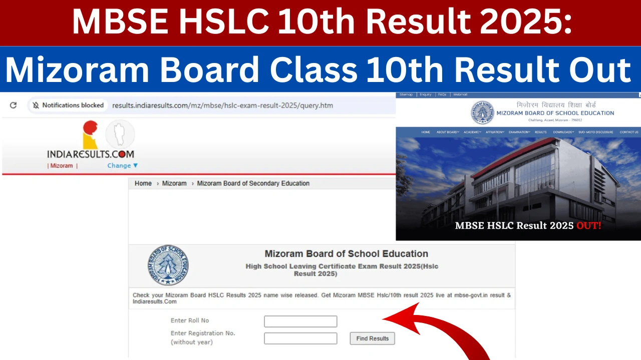 MBSE HSLC 10th Result 2025