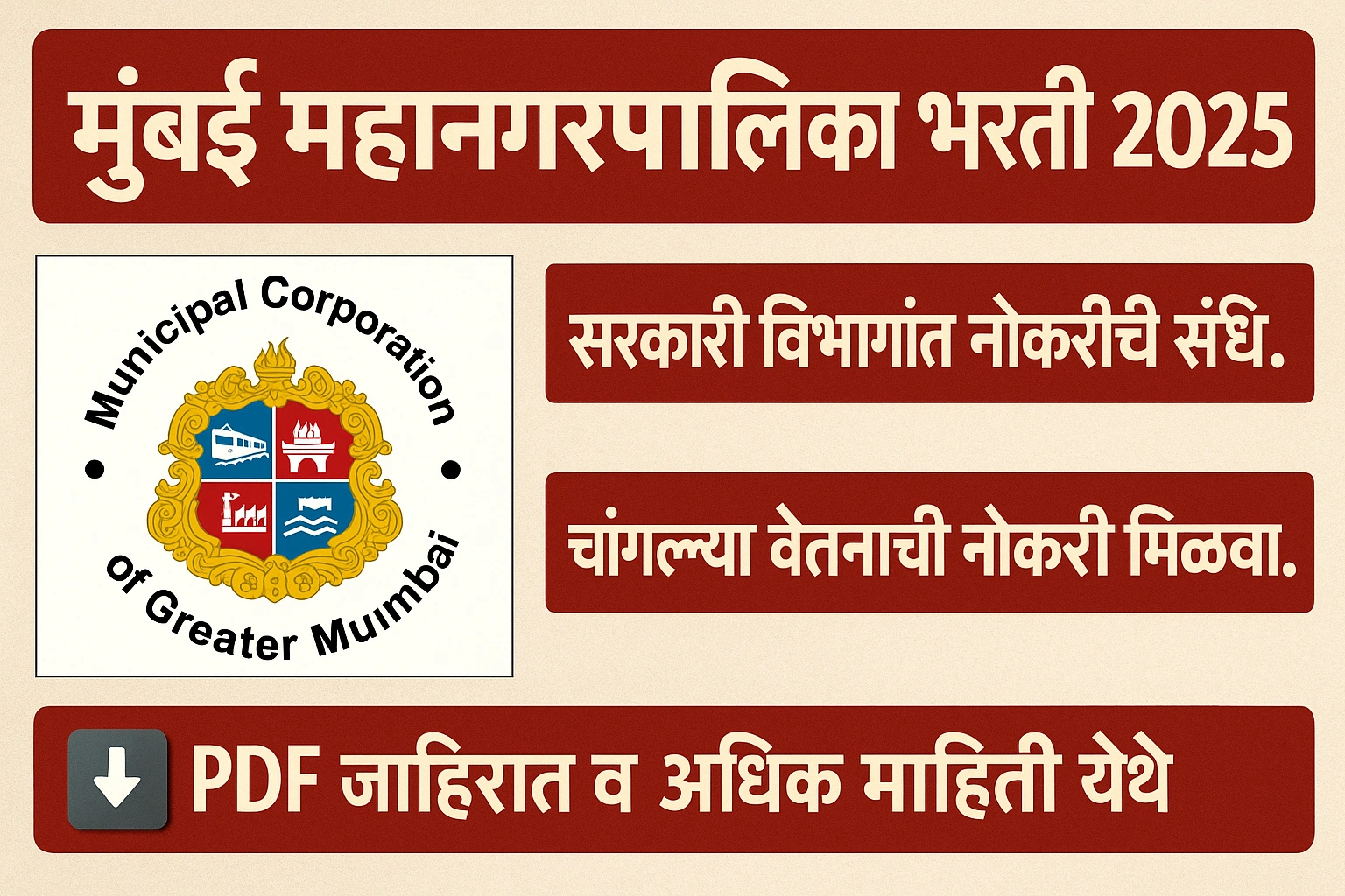NMMC Bharti 2025
