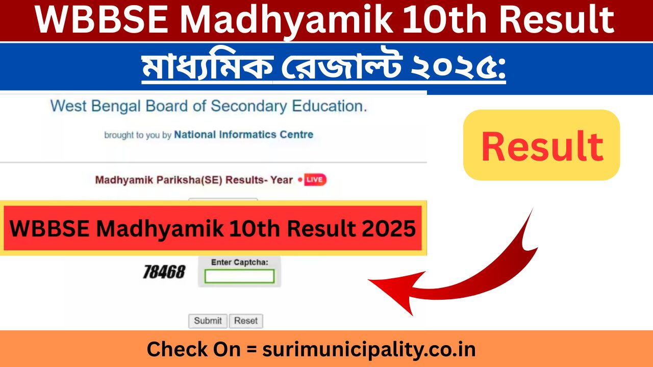 WBBSE Madhyamik 10th Result