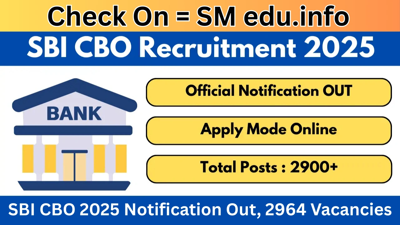 SBI CBO 2025
