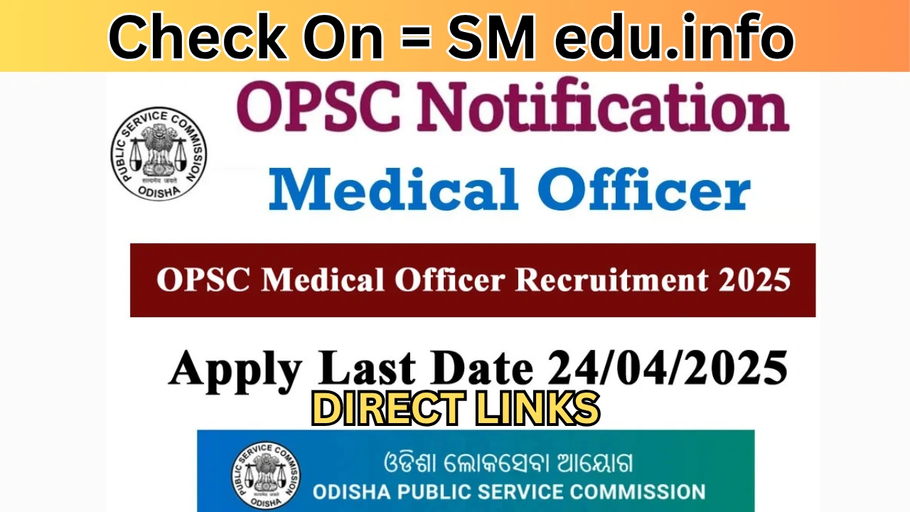 OPSC APP Vacancy 2025 Out