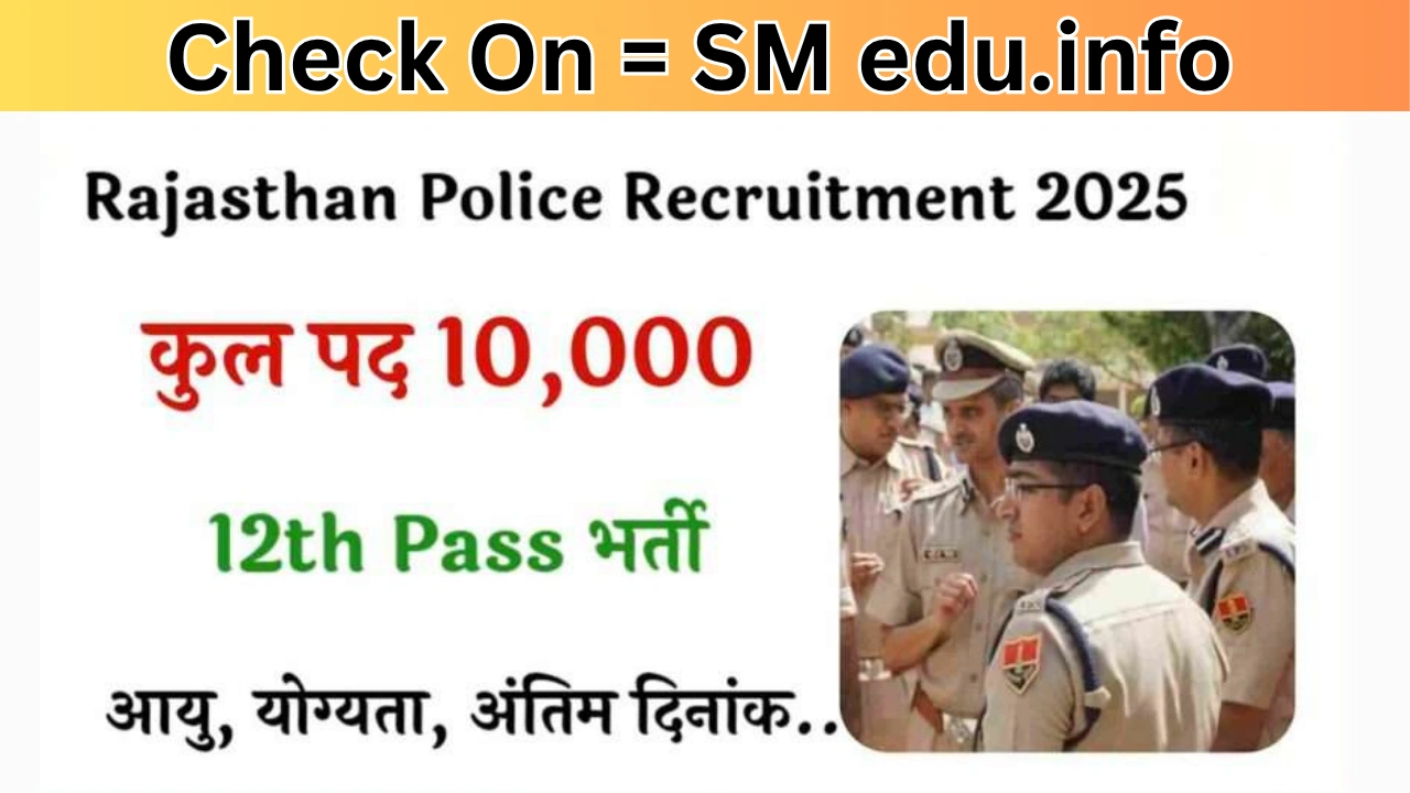 Rajasthan Police Constable Vacancy 2025
