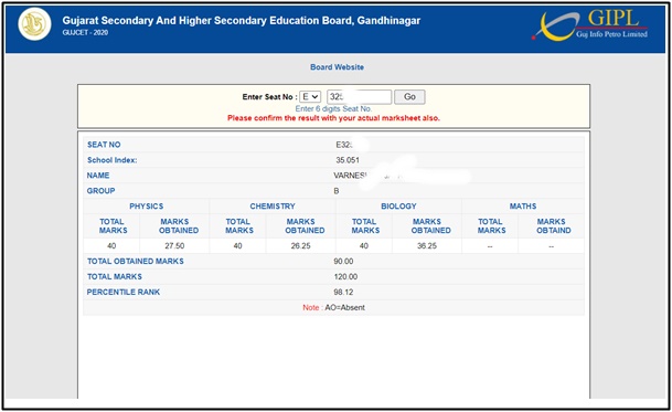 Gujarat Board Declares GSEB 12th and GUJCET Results